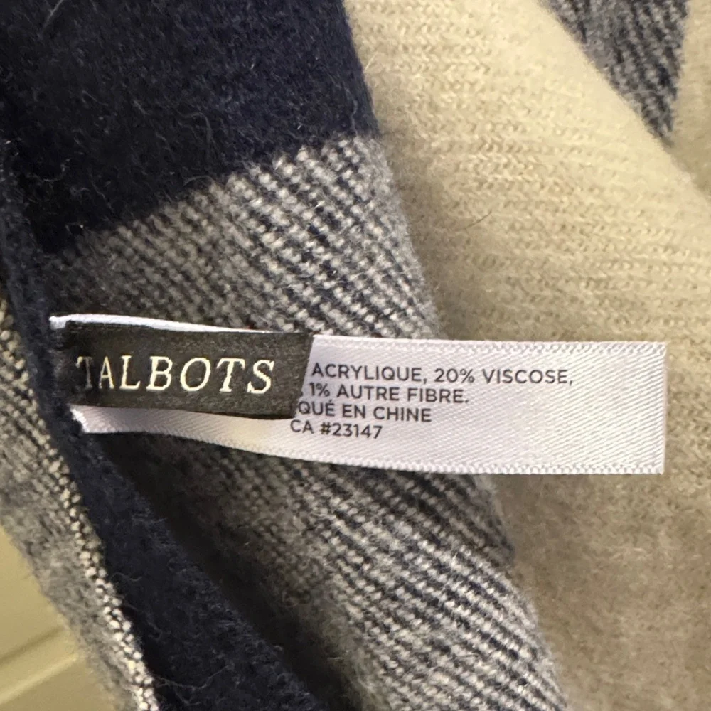 Talbots elegant plaid
